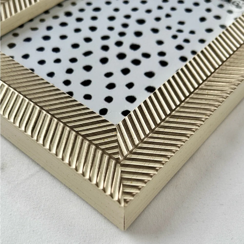 Opalhouse Cream and Gold Herringbone Frame